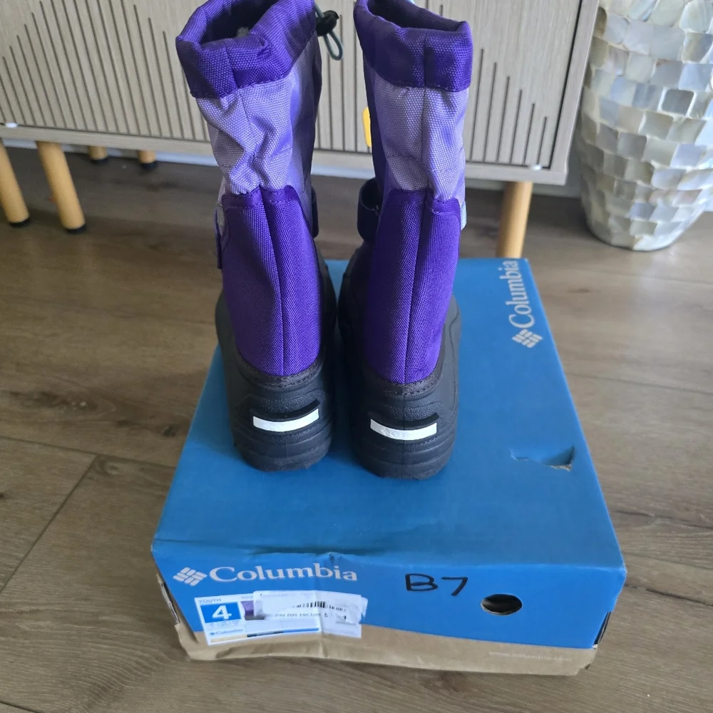 Nwt Columbia Big Kids' Powderbug Plus II Snow Boot
